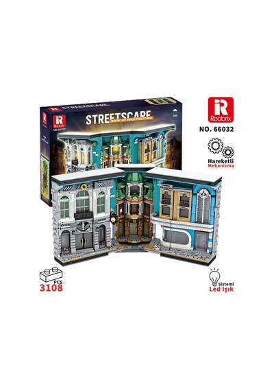 Reobrix Architecture Book 66032 Brick Yapım Seti