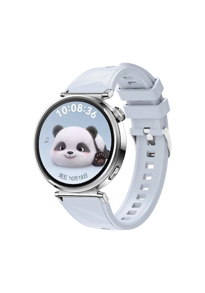 Huawei Watch Gt5 41mm Uyumlu Mkst Krd-129 Silikon Kordon Strap Kayış-buz Mavisi