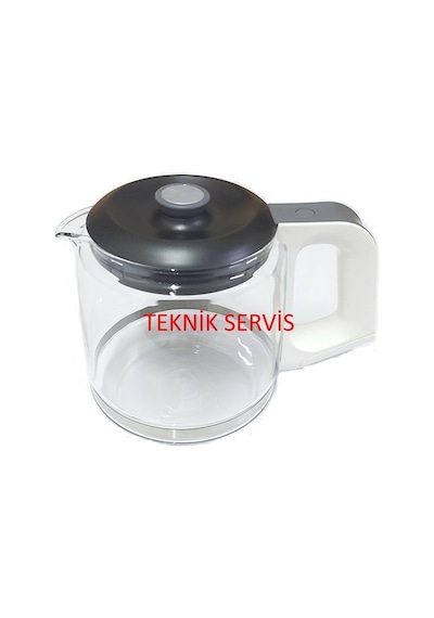 Arzum Uyumlu Ar 3061  Cam Demlik Beyaz (Filtresiz Satılmaktadır)