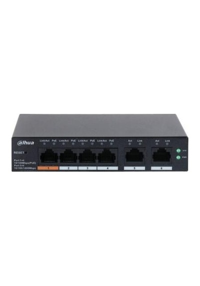 Dahua 4port Poe 65w 2-uplink 10/100 Cloud Yönetilebilir Switch Cs4006-4et-60-212972