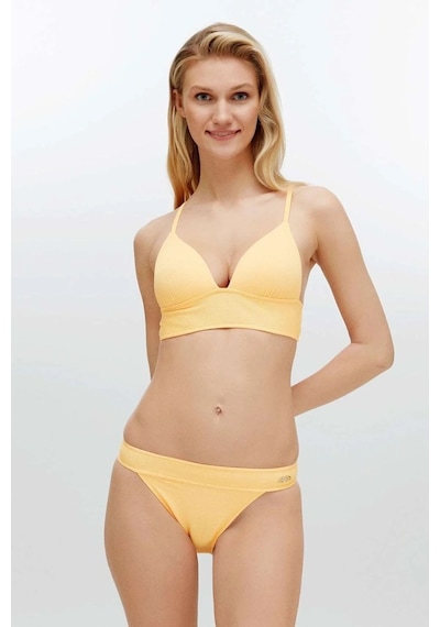 U.S. Polo Assn. Kadın Sarı Bikini Takım Sarı
