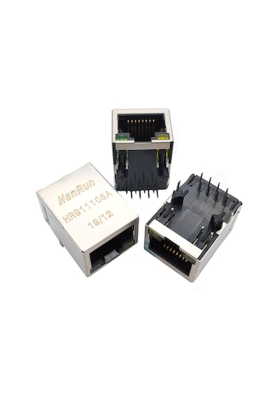 Trafolu Rj45 Hr911105A Ethernet Bağlantı Soketi