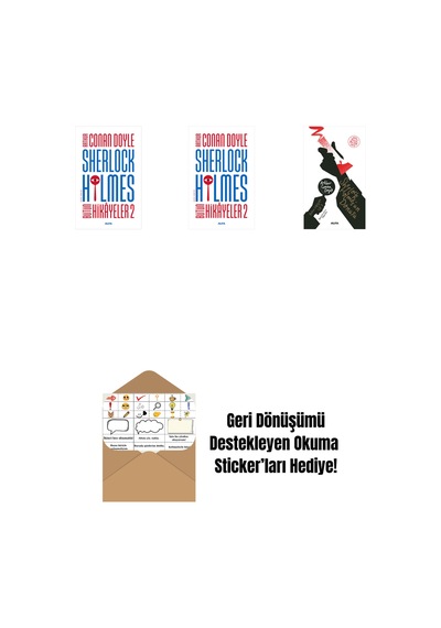 Sherlock Holmes - Bütün Hikayeler 2 + Sherlock Holmes - Bütün Hikayeler 2 Ciltli + Sherlock Holmes'un Dönüşü + Okuma Sticker'ları