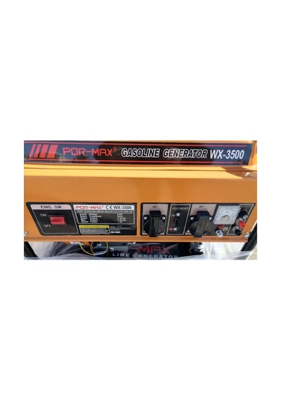 Pormax Benzinli Jeneratör Mx-3500