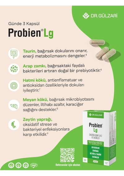 Dr. Gülzari Probien Lg Digestive Sindirim Kompleksi 60 Kapsül