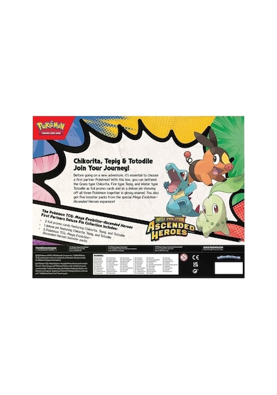 Pokemon Tcg Mega Evolution Ascended Heroes First Partners Deluxe Pin Collection