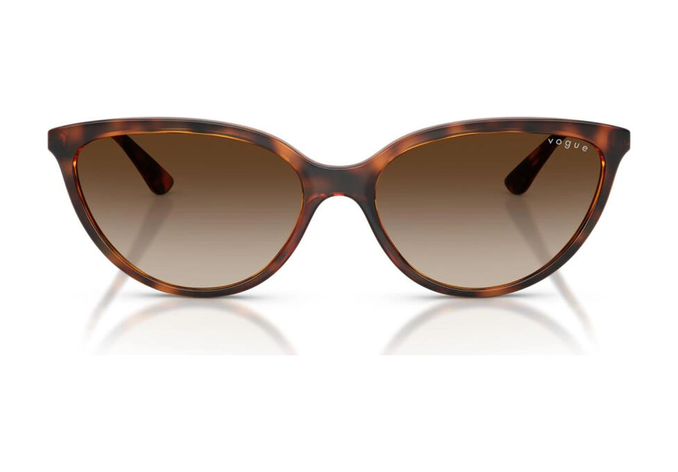 5672s W65613 57 Cat Eye Güneş Gözlüğü Kahverengi
