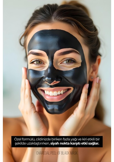 New Well 2in 1 Soyulabilir Siyah Maske 150 Ml