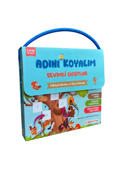 Adını Koyalım-sevimli Dostlar Hikayeli Sticker Ve Oyun Kutusu - Bi Kutu Oyun 1