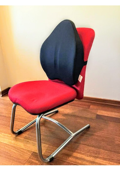 Viscoli Yastık Bel Yastığı Ortopedik Destek Yastık Oturma Minder Cırt Cırtlı Lastikli