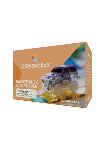 Cleverclixx Race Track Car Yarış Arabası - Pastel Mor