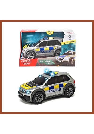 Bezos Dickie Işıklı Ve Sesli Vw Tiguan Polis Arabası Pro