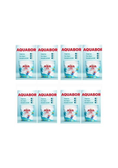 Aquabor Doğal Mineralli 8 Paket Bulaşık Tableti 8 30 Kapsül 44871826