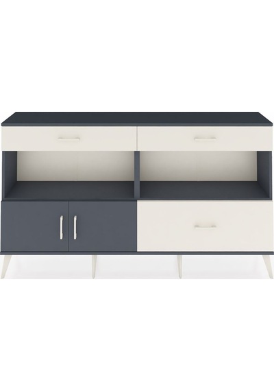 Arges Konsol 2 Raflı 3 Çekmeceli 2 Kapaklı 176x30x99 Antrasit-ant Antrasit-antrasit/aytaşı Arges Konsol 2 Raflı 3 Çekmeceli 2 Kapaklı 176x30x99 Antrasit-ant Antrasit-antrasit/aytaşı