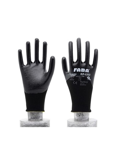 Faba Ep-1322 Nitril Kaplı Polyester Eldiven
