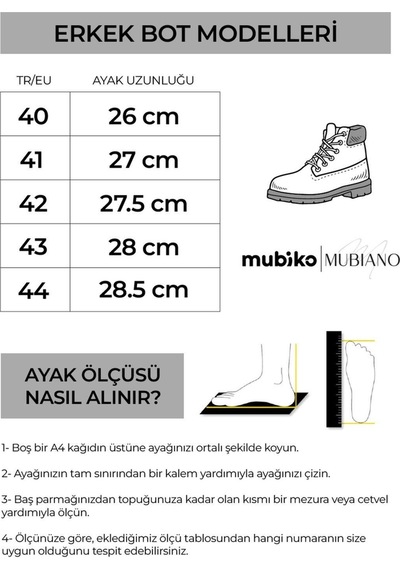 Mubiano Hakiki Deri Mbzyn2307-tb Taba Zımba Detaylı Erkek Bot & Chealsea Taba