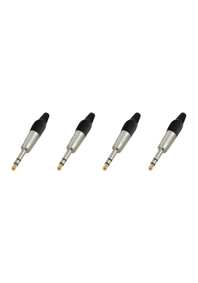 Hepa Merz SFC-S63-4X 6.35MM Stereo Jack Gitar Jack Erkek jak (4 ADET)