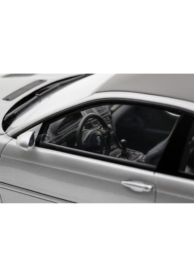 1:18 Otto 2001 Bmw E46 M3 Gtr Street Titan Silver Resin Kapalı Model Minyatür Araba 25cm