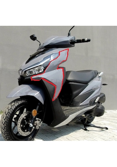 Rks Vrs 125 Rüzgarlık Sol Beyaz -