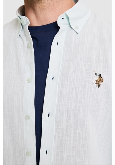 U.s. Polo Assn. Erkek Nil Gömlek Basic 50320255-vr083 Nıl