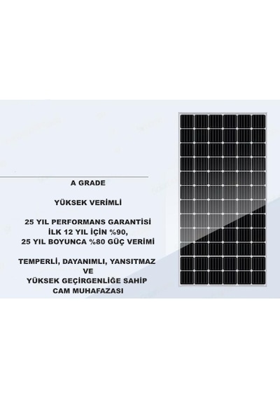 340w Monokristal Güneş  Paneli