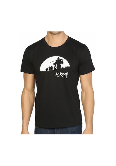 Bant Giyim - Seven Samurai Siyah Erkek T-Shirt Tişört