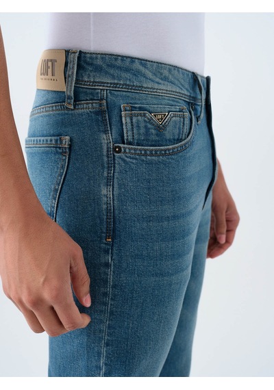 Loft Rıcardo Slim Fit Petrol Erkek Jean Pantolon Lf2038750 PETROL