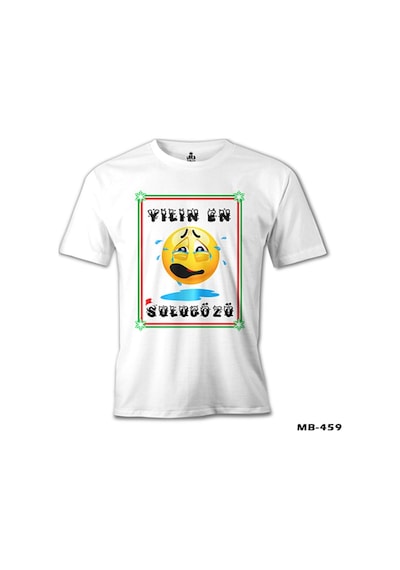 Yılın En Sulugözü Beyaz Erkek Tshirt