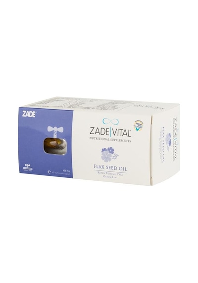 Zade Vital Keten Tohumu Yağı 625Mg 60 Kapsül