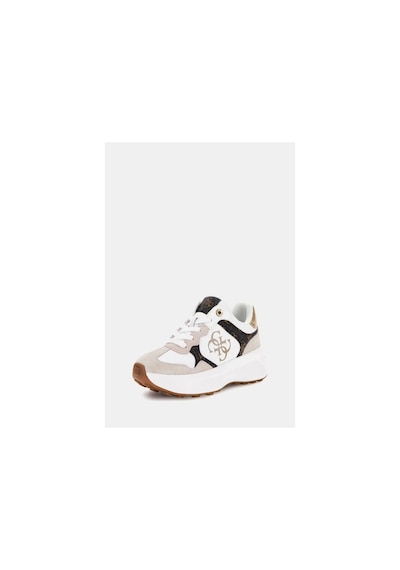 Guess Kadın Beyaz Luckeı 4g Logolu Sneaker Beyaz