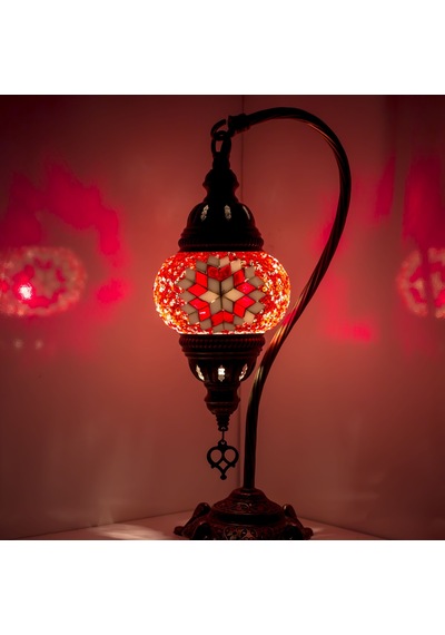 Dekoratif Mozaik Lamba Dekoratif Otantik Masa Lambası v7