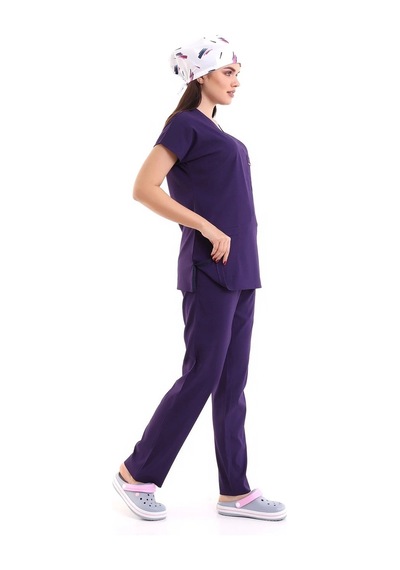 Bflex Unisex Likralı Yarasa Kol Takım - 6405 Koyu Mor Soft 6405 Koyo Mor Soft