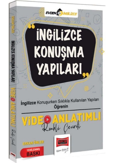 Yargı Yayınları İngilizce Konuşma Yapıları Video Anlatımlı Renkli Çevirili