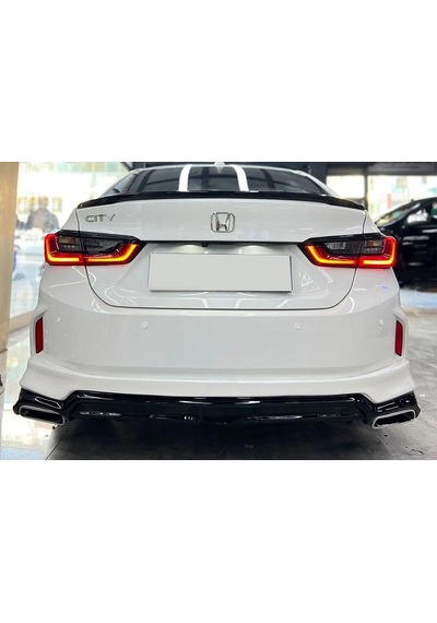 Honda City Arka Ek Plastik Siyah Difüzör 2022-2025 Arka-bodykit-ek-karlık