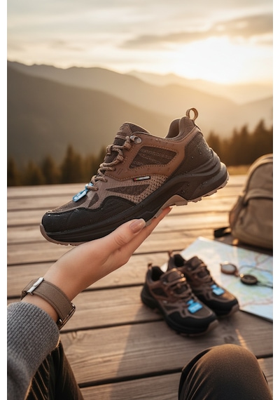 Enoch Erkek Kahverengi Su İtici Outdoor Trekking Ayakkabısı - Kaymaz Taban Kamp Botu Kahve Enoch Erkek Kahverengi Su İtici Outdoor Trekking Ayakkabısı - Kaymaz Taban Kamp Botu Kahve