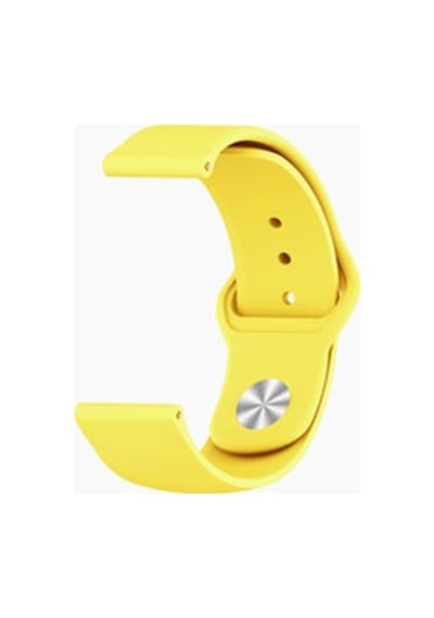 Samsung Galaxy Uyumlu Watch 3 41mm Krd-11 20mm Silikon Kordon - Sarı