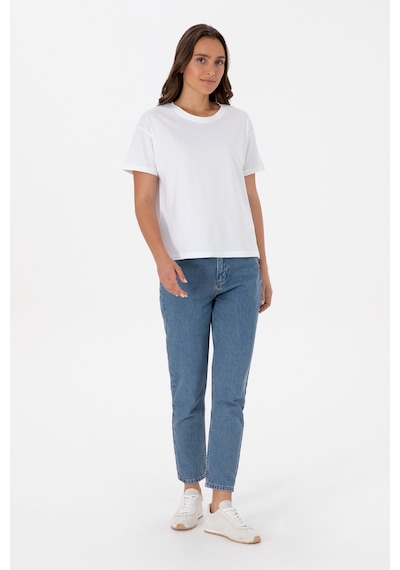 U.s. Polo Assn. Kadın Beyaz Tişört 50320031-vr013 Beyaz