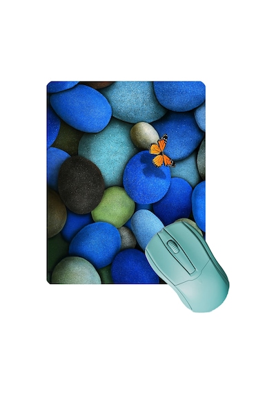 Sonictouch Mavi Taş Desenli Kaydırmaz Gaming Oyuncu Masaüstü Dikişsiz Mouse Pad/ped Mouse Altlığı