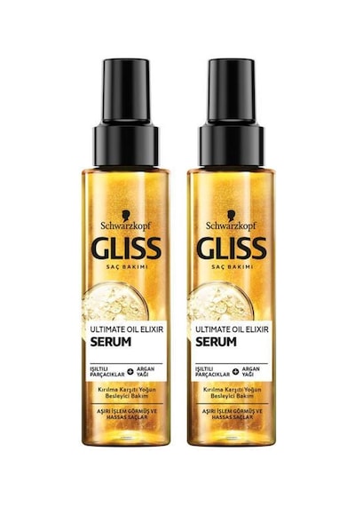 Schwarzkopf Gliss Ultimate Oil Elixir Besleyici Bakım Serumu 2 x 100 ML