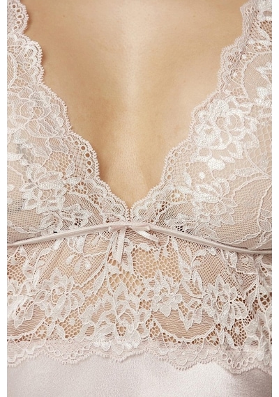 Pierre Cardin Saten Dantelli Gecelik 905 (550651971)