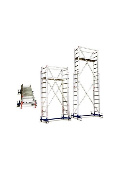 Alüminyum İskele 2 x 2 = 4 Mt Teles.01