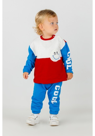 Harika Kids Erkek Bebek&çocuk İki İplik Kumaş Orta Kalınlıkta Örme Basic Alt Üst Eşofman Takımı 001