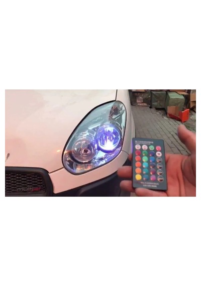Kumandalı Rgb T10 Park Ledi Far Ledi Renkli Park Ampulü