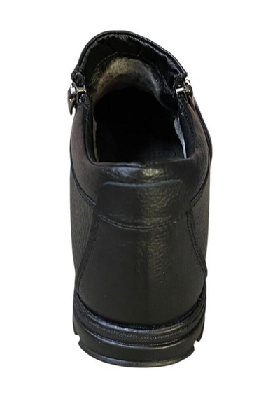 Fastbrandshoes Erkek Deri Düz Taban Bot Siyah - 661969646 Siyah