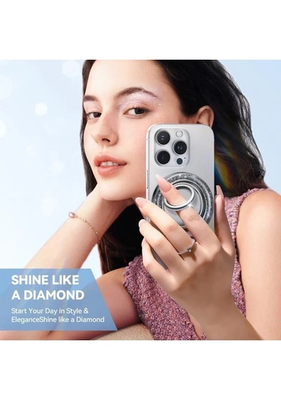 Joyroom Jr-zs425 Magnetic Ring Holder Telefon Tutucu Beyaz