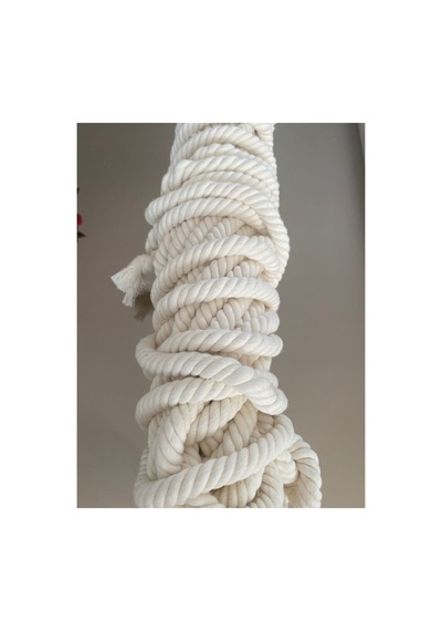 12mm Pamuk Halat 16 Metre Gökkuşağı İpi