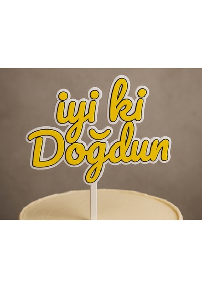Doğum Günü Pastası Süsü