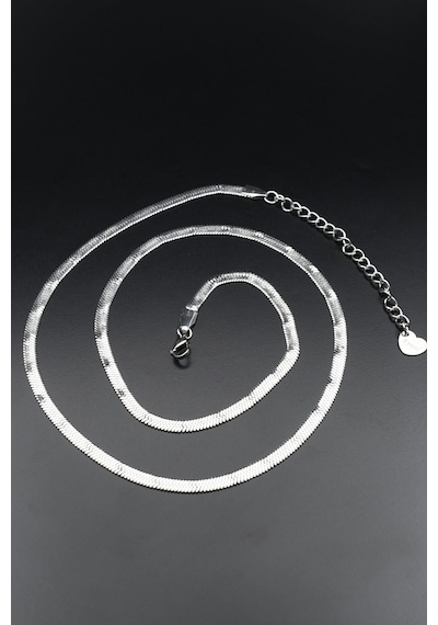 Italyan Model Paslanmaz Çelik Zincir 4mm 902099 Gümüş