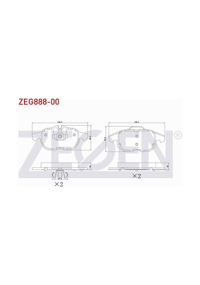 Opel Vectra C 1.6 16v 2002-2008 Ön Fren Balatası 1605095