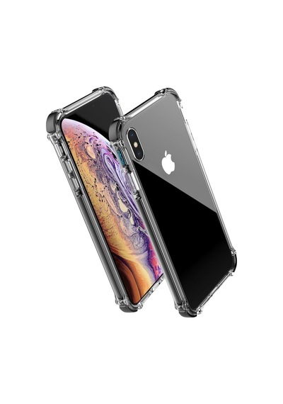 Apple Uyumlu iPhone Xs Shockproof Ultra Koruyucu Seffaf Sert Silikon Kapak 455741297
